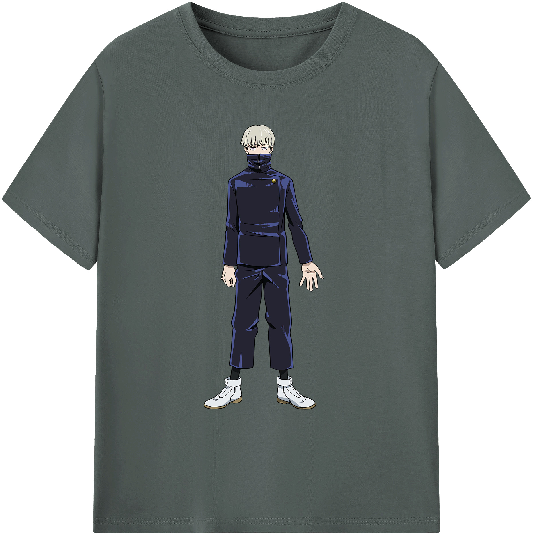 （画像用） 呪術廻戦 Jujutsu Kaisen 綿100％ メンズ半袖Tシャツ｜肌触りやわらか＆通気性